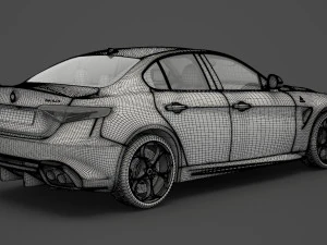 alfa romeo giulia 2016 Model 3D