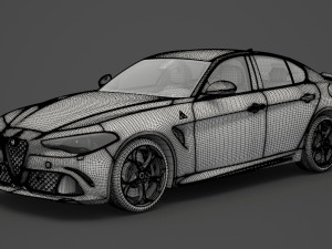 alfa romeo giulia 2016 Modèle 3D