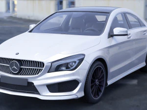 mercedes-benz cla-class amg 2014 3D Model