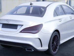 mercedes-benz cla-class amg 2014 3D मॉडल