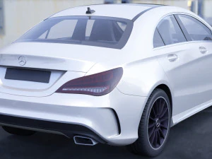 mercedes-benz cla-class amg 2014 3D Model