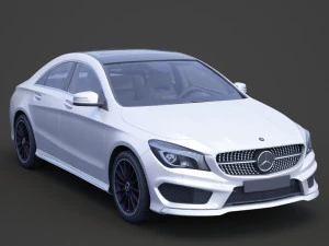 mercedes-benz cla-class amg 2014 3D Model