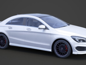 mercedes-benz cla-class amg 2014 3D मॉडल