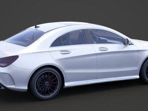 mercedes-benz cla-class amg 2014 3D मॉडल