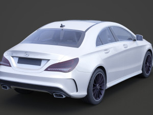 mercedes-benz cla-class amg 2014 3D मॉडल