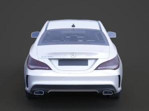 mercedes-benz cla-class amg 2014 3D Model