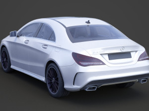 mercedes-benz cla-class amg 2014 3D मॉडल