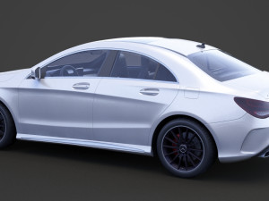 mercedes-benz cla-class amg 2014 3D मॉडल