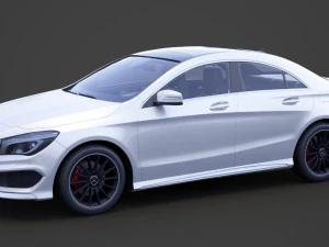 mercedes-benz cla-class amg 2014 3D Model