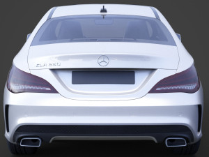 mercedes-benz cla-class amg 2014 3D मॉडल