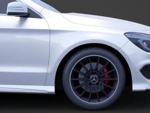 mercedes-benz cla-class amg 2014 3D Model
