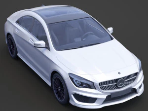 mercedes-benz cla-class amg 2014 3D Model