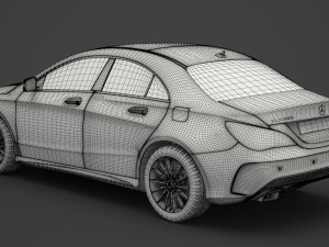 mercedes-benz cla-class amg 2014 3D मॉडल