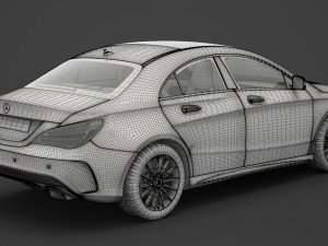 mercedes-benz cla-class amg 2014 3D मॉडल