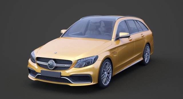 mercedes-benz amg 2015 3D Модель .c4d .max .obj .3ds .fbx .stl .blend 