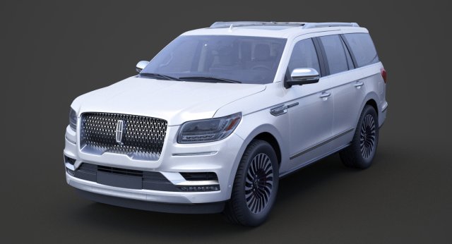 lincoln navigator black label 2017 3D मॉडल .c4d .max .obj .3ds .fbx .stl .blend 