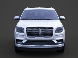 lincoln navigator black label 2017 3D मॉडल