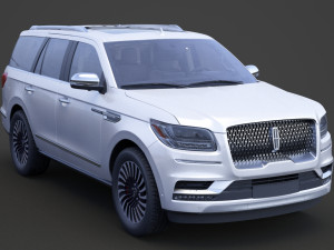lincoln navigator black label 2017 3D मॉडल