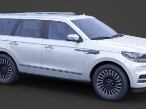 lincoln navigator black label 2017 3D मॉडल