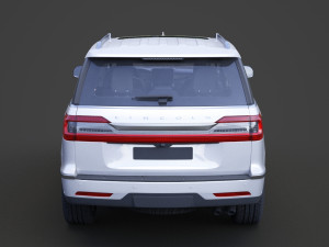 lincoln navigator black label 2017 3D मॉडल