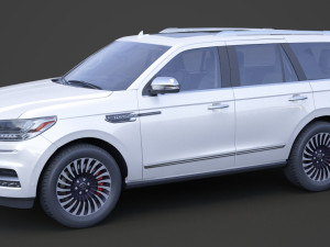 lincoln navigator black label 2017 3D मॉडल