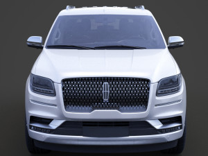 lincoln navigator black label 2017 3D मॉडल