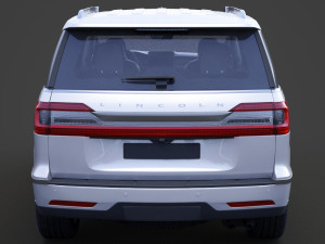 lincoln navigator black label 2017 3D मॉडल