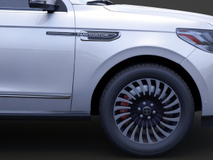 lincoln navigator black label 2017 3D मॉडल