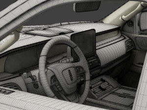 lincoln navigator black label 2017 3D मॉडल
