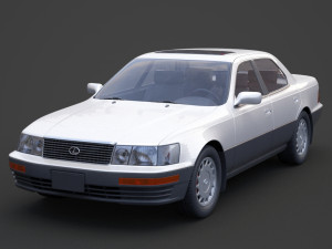 lexus ls 400 1989 Modèle 3D