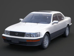 lexus ls 400 1989 Model 3D
