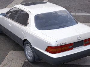 lexus ls 400 1989 3D 模型