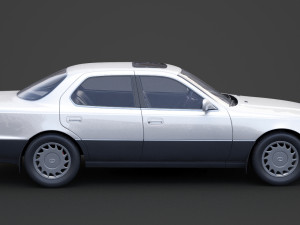 lexus ls 400 1989 3D 模型