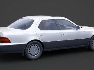 lexus ls 400 1989 3D 模型