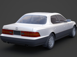 lexus ls 400 1989 3D 模型