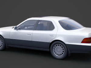 lexus ls 400 1989 3D 模型