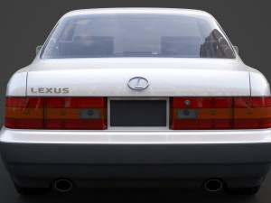 lexus ls 400 1989 3D 模型