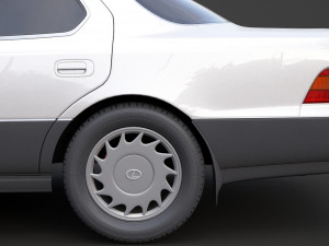 lexus ls 400 1989 3D 模型
