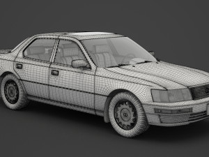 lexus ls 400 1989 3D 模型