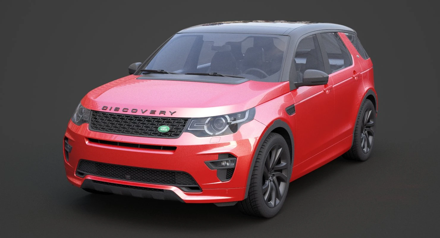 land rover discovery sport dynamic 2016 3D Model .c4d .max .obj .3ds .fbx .stl .blend 