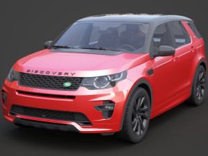 land rover discovery sport dynamic 2016 Modelo 3D
