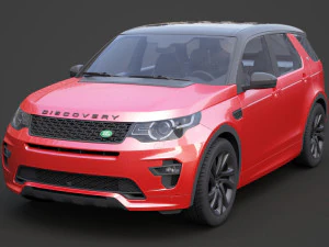 路虎发现运动动态 2016 3D 模型