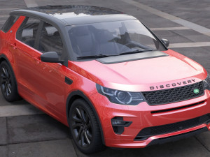land rover discovery sport dynamic 2016 3D Модель