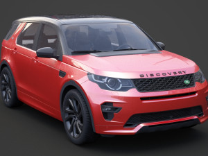 land rover discovery sport dynamic 2016 3D Модель