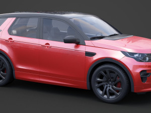 land rover discovery sport dynamic 2016 3D Модель