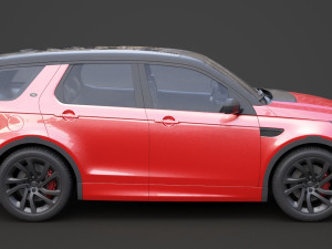 land rover discovery sport dynamic 2016 3D Модель