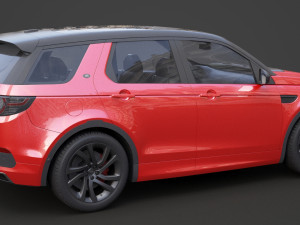 land rover discovery sport dynamic 2016 3D Модель