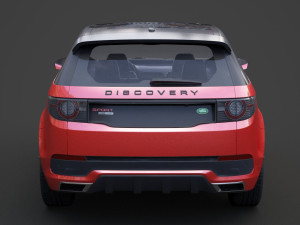 land rover discovery sport dynamic 2016 3D Модель