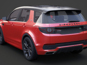 land rover discovery sport dynamic 2016 3D Модель