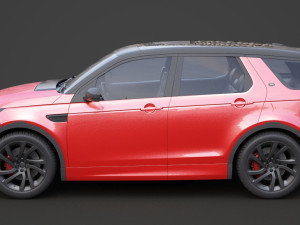 land rover discovery sport dynamic 2016 3D Модель